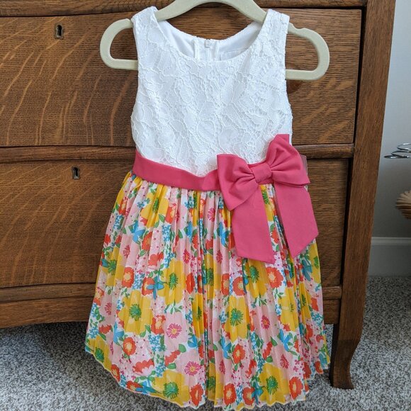 ⭐ 🆕 New Rare Editions floral Spring/Easter/Mother's day dress 2T - Picture 2 of 15